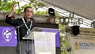 Ministro Educación Andarés Navarro asegura  movimiento Scouts creará nuevos líderes en las escuelas