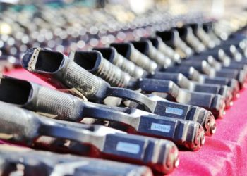 Incautan 15 armas de fuego y  60 mil cápsulas en muelle de Haina