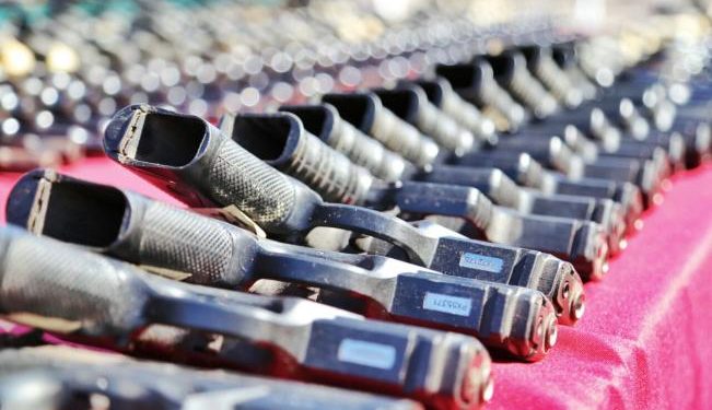 Incautan 15 armas de fuego y  60 mil cápsulas en muelle de Haina