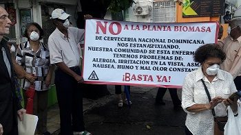 Protestan en autopista  Sánchez contra planta Biomasa Cervecería Nacional