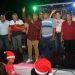 En creativa manifestación encendido de arbolito reclaman obras sociales en sector de Manoguayabo