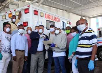 Alcalde La Victoria agradece a Luís Abinader entre Ambulancia