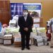 AFP popular dona insumos de protección de covid-19, alimentos y juegos didácticos a adultos mayores