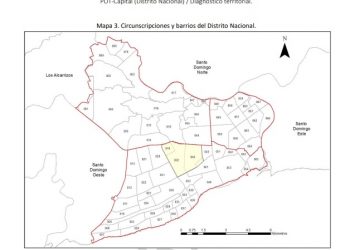 Conformación del Distrito Nacional, República Dominicana