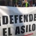 Migrantes y activistas protestan en frontera México-EEUU por derecho de asilo