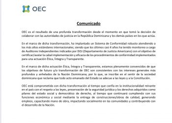 ODEBRECHT responde al gobierno dominicano sobre ruptura contractuales