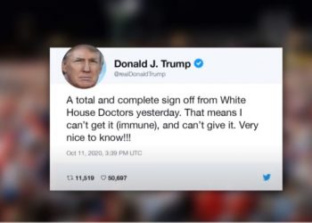Trump asegura ser “inmune” al coronavirus y se muestra listo para combate electoral