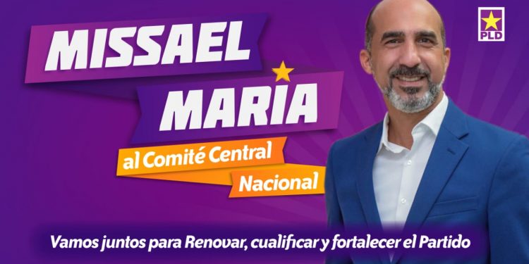 Missael María garantiza contribuir al fortalecimiento del PLD como miembro de su CC