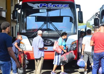 Viajeros retornan a la capital luego de festividades de Año Nuevo