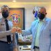 Alcalde SDN Carlos Guzmán y director PN buscan mejorar seguridad en ese municipio