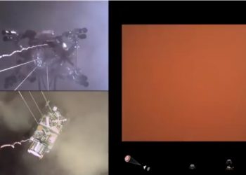 NASA difunde primer audio y video de la llegada de Perseverance a Marte