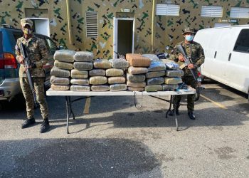Solicitan medida de coerción contra mayor PN detenido con 63 pacas marihuana