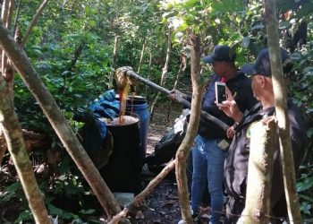 Desmantelan fábrica clandestina de bebidas alcohólicas adulteradas en Monte Plata