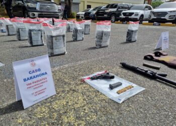 Detienen a 7 hombres y ocupan 168 paquetes de cocaína en finca de  Barahona