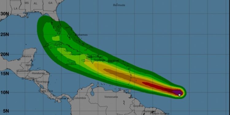 Esta madrugada se formó la tormenta tropical Elsa