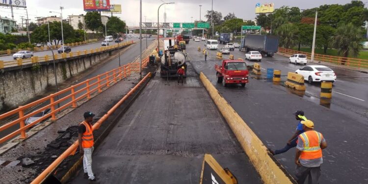 Casi listos trabajos remodelación puente Juan Bosch