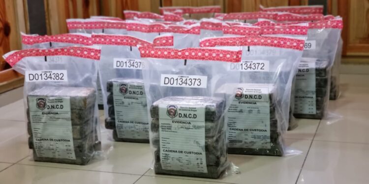DNCD y Armada ocupan 90 paquetes presumiblemente  cocaína en San Pedro Macorís