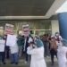 Enfermeras hospital Calventi Los Alcarrizos protestan en demanda aumento salarial