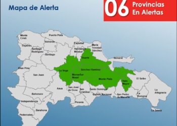 COE emite alerta verde para 6 provincias