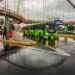 Disponen autobuses de la OMSA para trasladar personas en zonas vulnerables