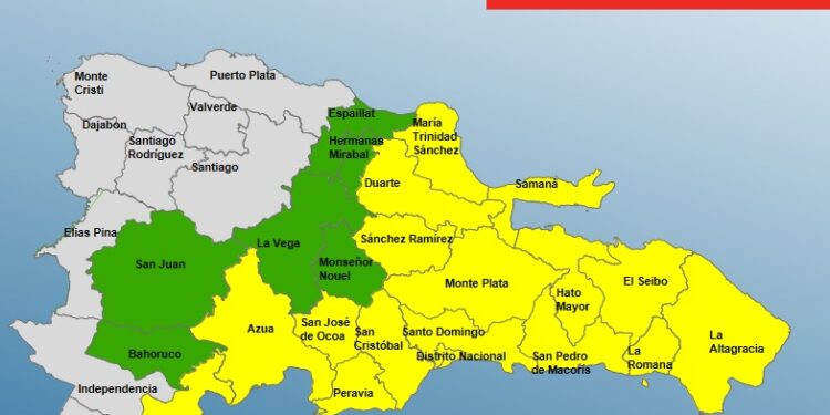 COE eleva a 22 las provincias en alerta por tormenta Grace