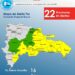 COE eleva a 22 las provincias en alerta por tormenta Grace