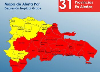 Ministerio de Turismo adopta medidas ante el paso de la tormenta Grace por territorio Dominicano
