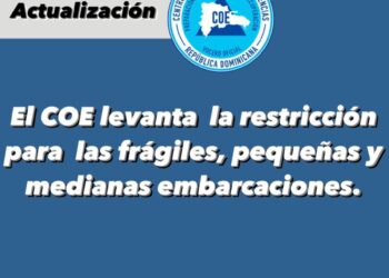 COE levanta restricciones para embarcaciones en alta mar