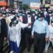 Con una marcha, Área 8 de salud  inicia vacunación en escuelas, ante apertura de clases