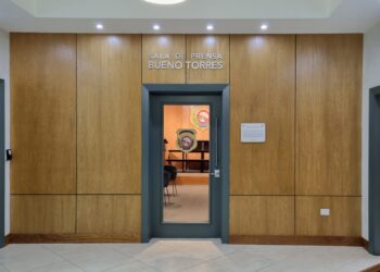 DNCD y Alcorca inauguran remodelada sala de prensa  Bueno Torres