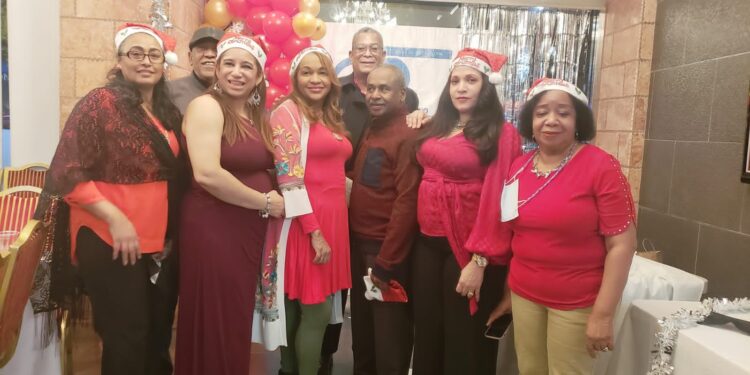 Seccional Nueva York del CDP realiza concurrido encuentro navideño
