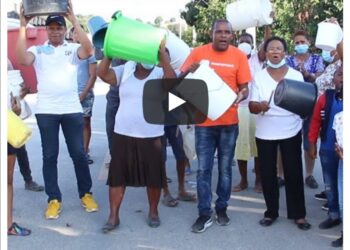 Protestan por falta de agua potable en comunidad de San Juan de la Maguana