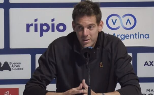 Del Potro dice adiós a sus hinchas al caer con Delbonis en ATP de Argentina