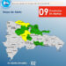 COE mantiene 9 provincias en alerta por incidencia de una vaguada