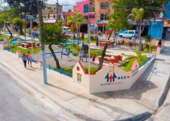 ASDN entrega remozado parque Brisas de los Palmares en Sabana Perdida
