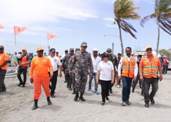 Director de la Defensa Civil realiza recorrido de supervisión por balnearios del sur