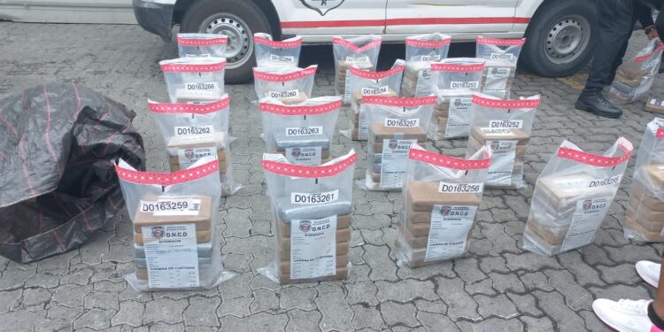 DNCD frustra envío de 140 paquetes  presumiblemente Cocaína a Bélgica