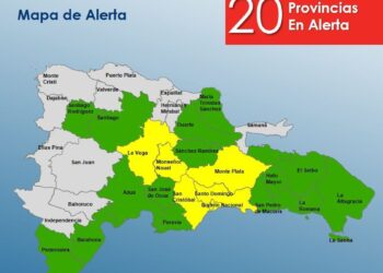 Al menos 20 provincias están bajo alerta por incidencia de una vaguada