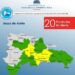  COE mantiene 5 provincias en  alerta amarilla, eleva a verde 15