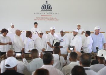 Presidente Abinader entrega RD$45 millones en créditos a 100 productores ovinocaprino en Pedernales