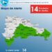 COE disminuye a 14 las provincias en alerta por vaguada y onda tropical