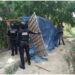 La Policía y el Ministerio Público desmantelan puntos de drogas y otras pertenencias en Cibao Central