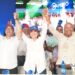 Más Cambio hace historia, miles de personas piden la reelección en Santo Domingo Oeste