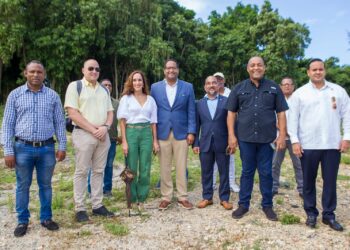 Alcaldía Santo Domingo Oeste construirá cancha de fútbol en la rotonda de la Autopista 30 de Mayo