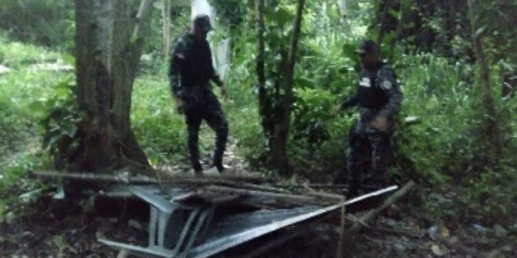 Policía Nacional desmantela cinco casuchas donde operaban venta de sustancias controladas