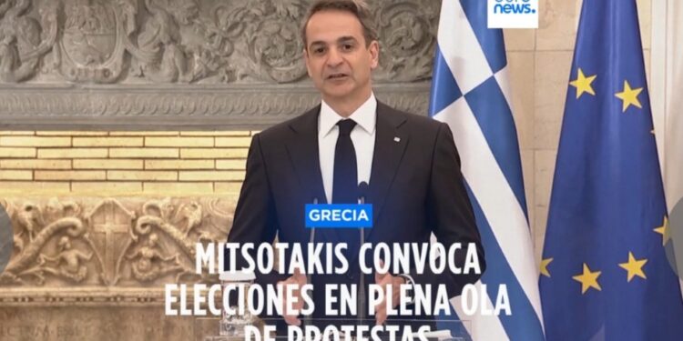 Kyriakos Mitsotakis convoca elecciones generales en Grecia para el próximo mes de mayo