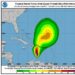 Franklin podría adquirir alguna intensificación en las próximas horas, según modelos de pronósticos
