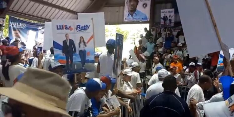 Arranca maquinaria de la Reelección del presidente Abinader con primer acto multitudinario en Sabana Perdida SDN