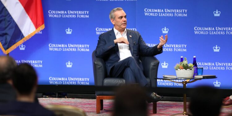 Presidente Abinader reitera ante estudiantes universidad de Columbia que la Seguridad de los dominicanos está por encima de todo