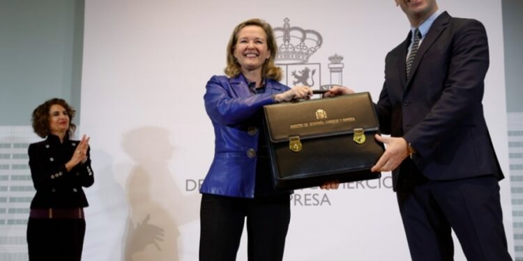 Cuerpo, Montero y Escrivá prometen sus cargos ante el rey Felipe VI en Zarzuela